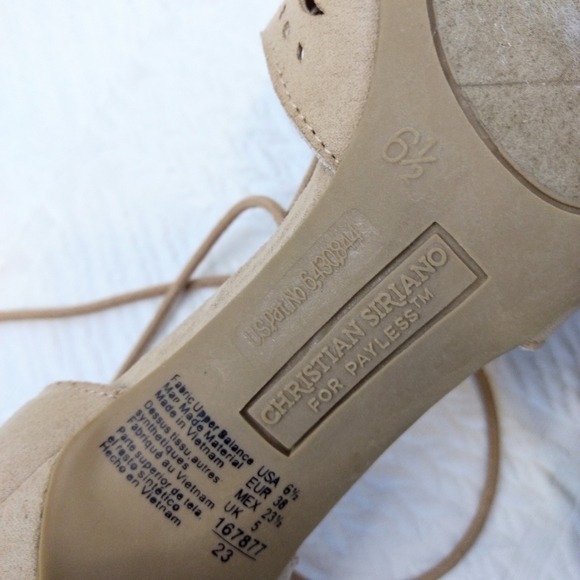 Christian Siriano Lace Up Heels - Picture 5 of 7